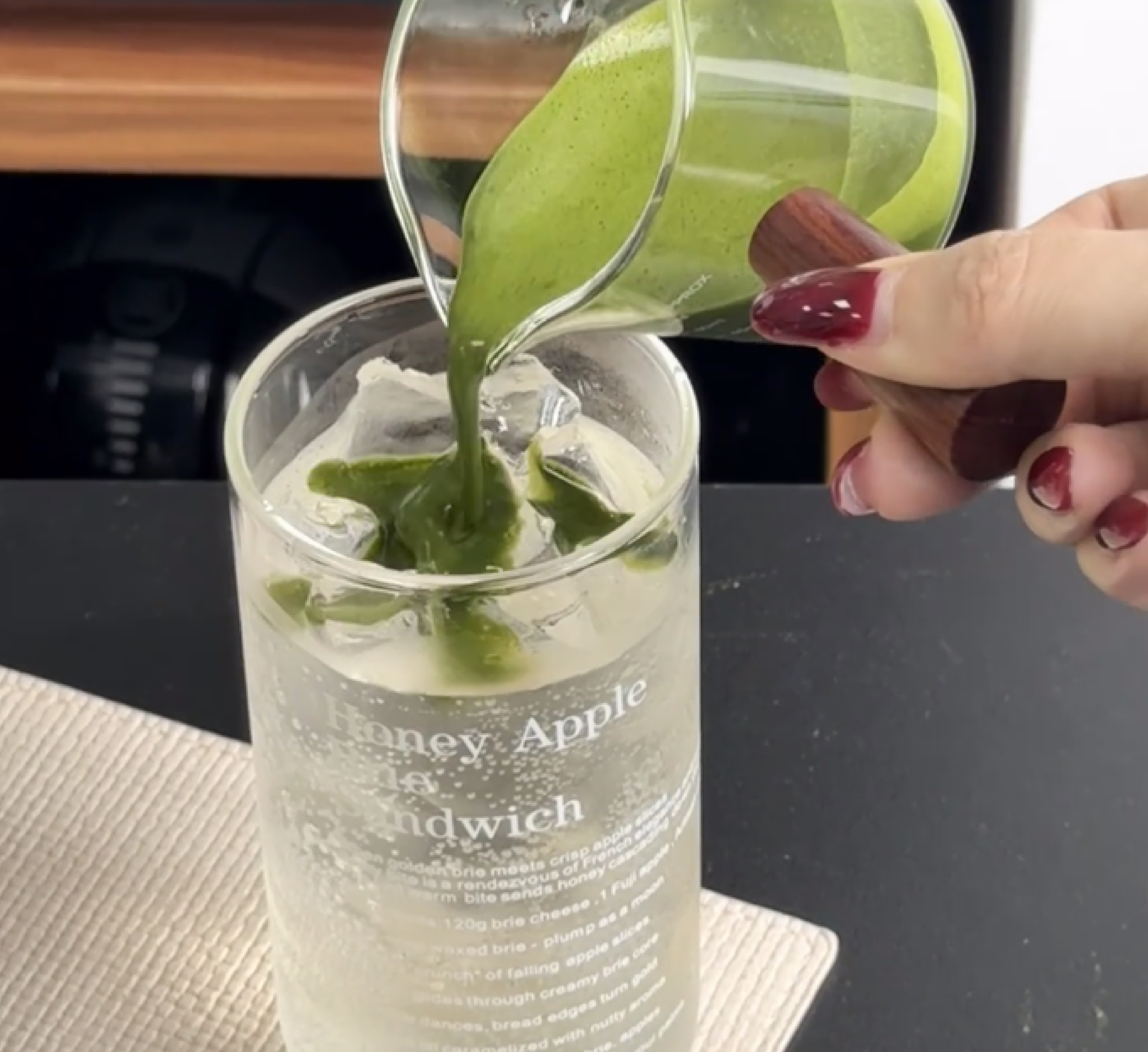 Matcha Apple Sparkler