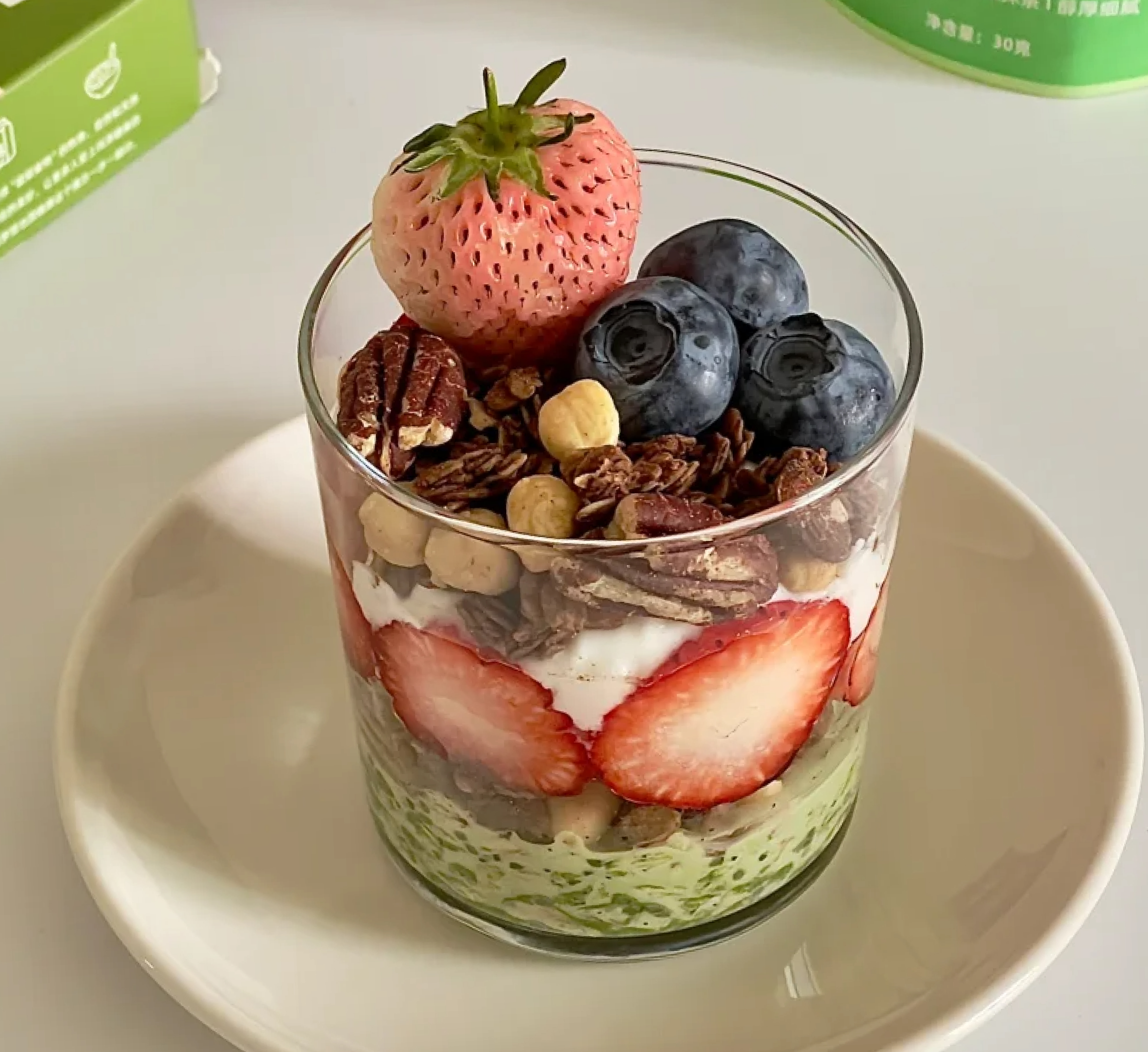Matcha Chia Pudding Cup