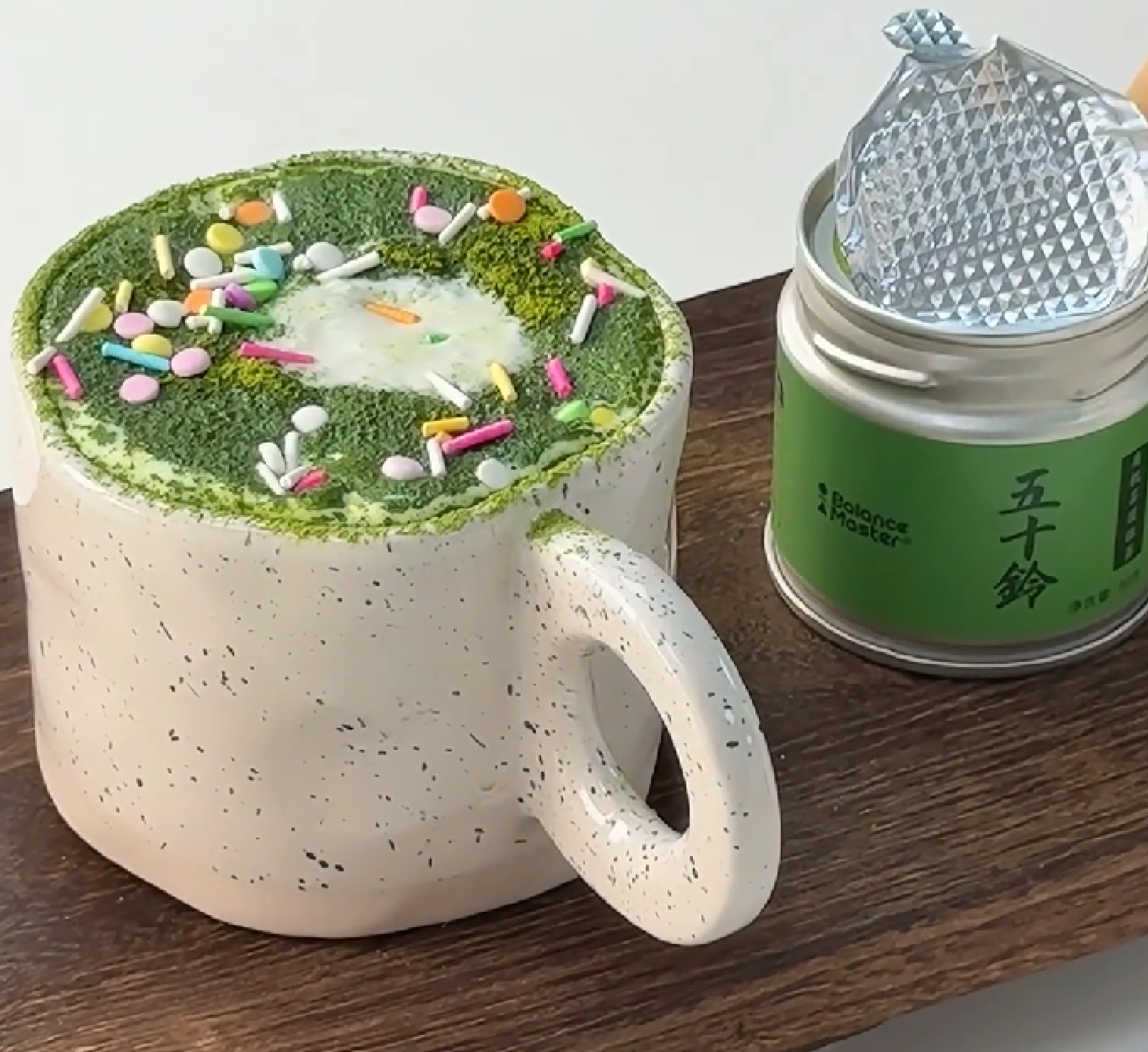 Matcha Donut Latte