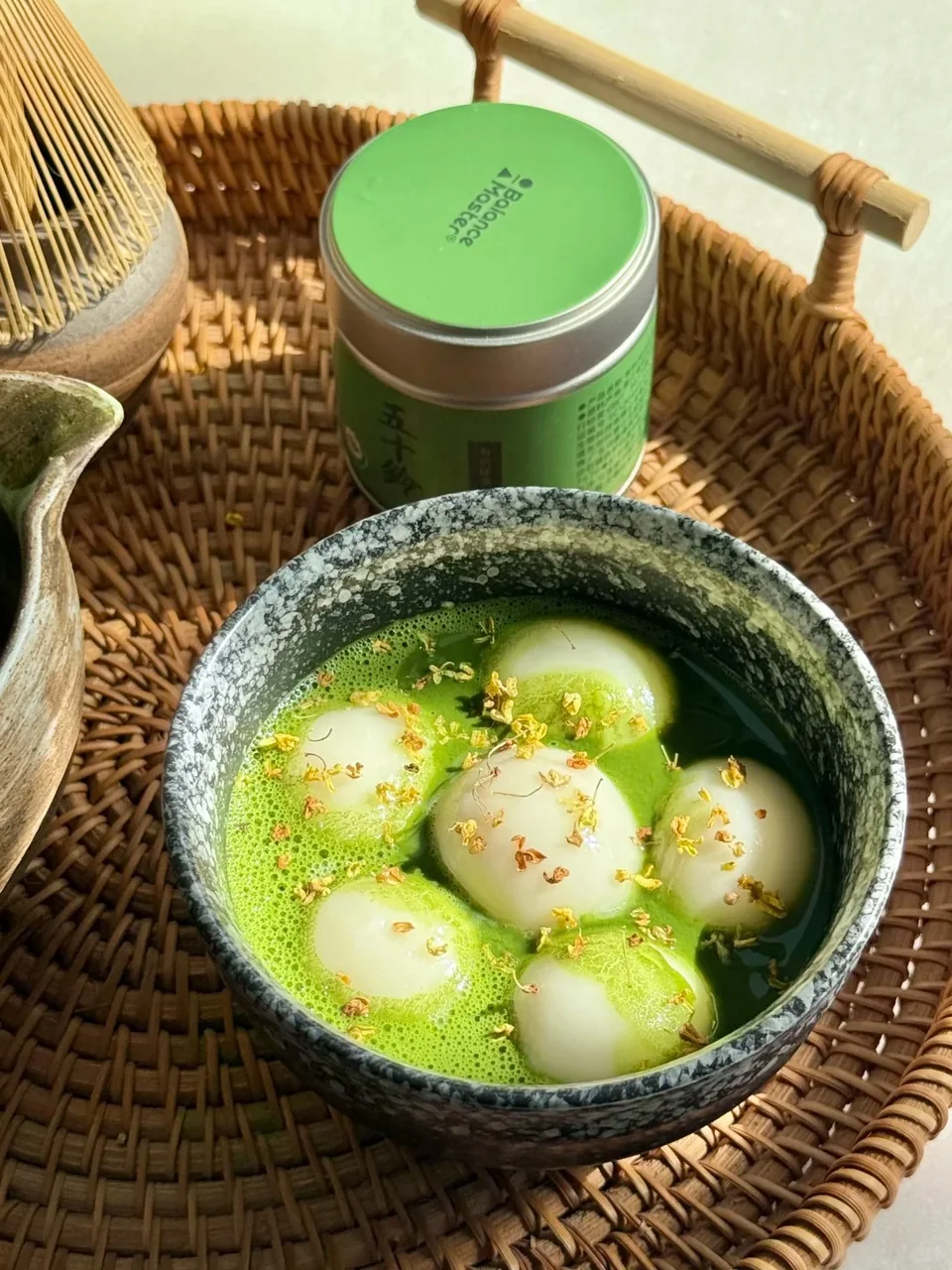 抹茶汤圆